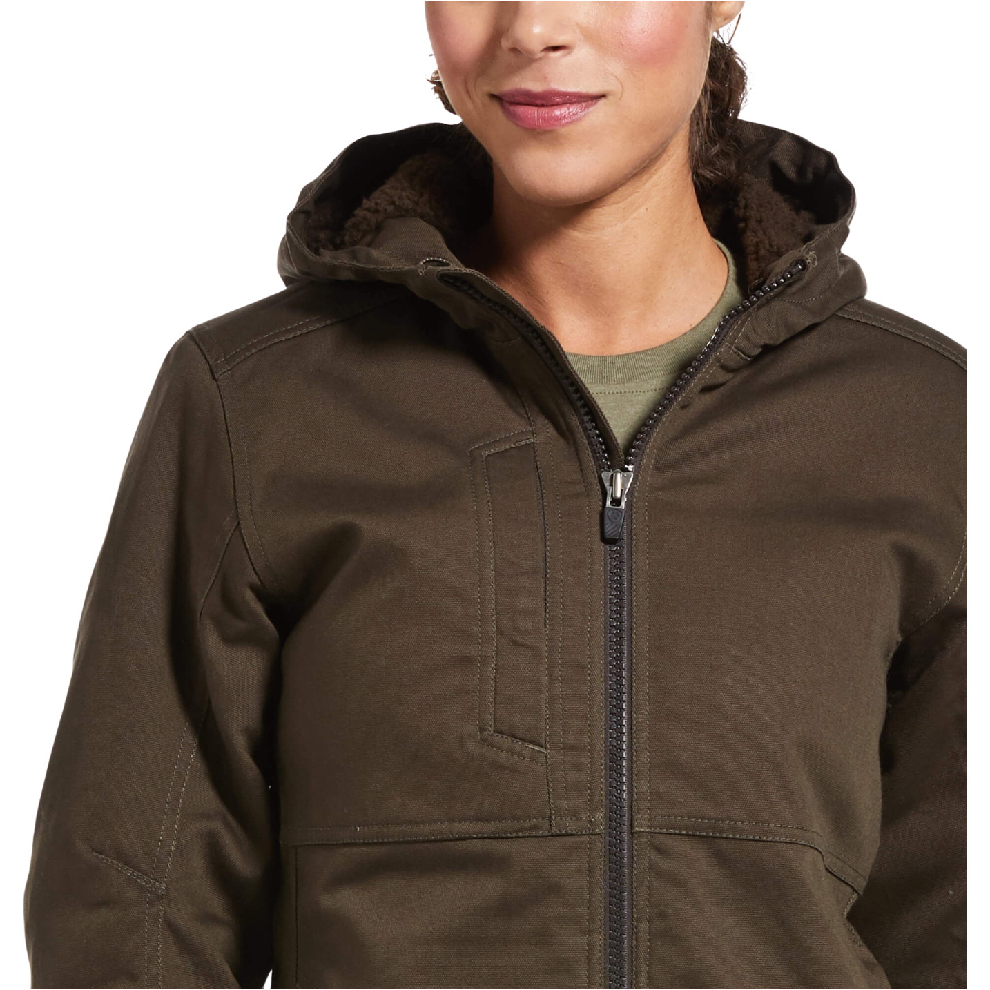 2026 Ariat Womens Rebar Duracanvas Insulated Jacket 10032918 - Wren